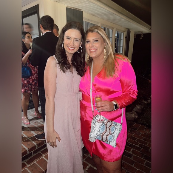 Skies are Blue Hot pink blazer dress with belt size 2X - Picture 1 of 2